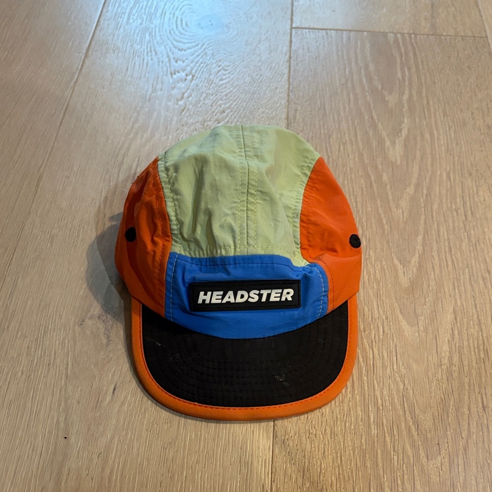 Kids Colorblock Orange, Blue & Light Green Cap